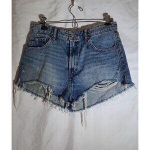 Zara Women's High Rise Curved Shorts Size 10 NWT